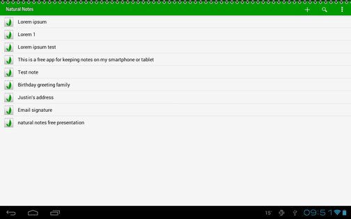 Natural Notes 4.0. Скриншот 9