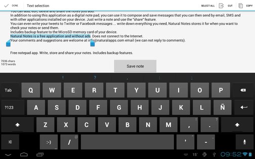 Natural Notes 4.0. Скриншот 12