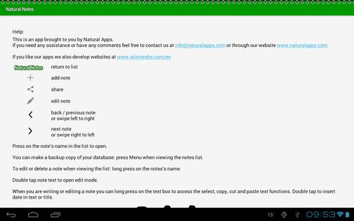 Natural Notes 4.0. Скриншот 13