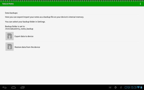 Natural Notes 4.0. Скриншот 15