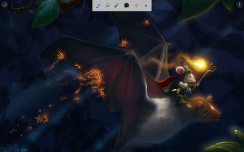 Corel Painter Mobile 2.2. Скриншот 10