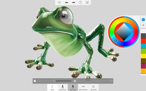 123D Sculpt+ 2.0.2. Скриншот 5