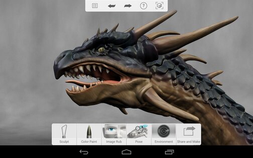123D Sculpt+ 2.0.2. Скриншот 6
