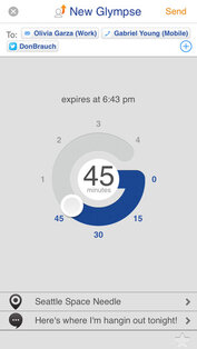 Glympse - Share location with friends. Скриншот 2