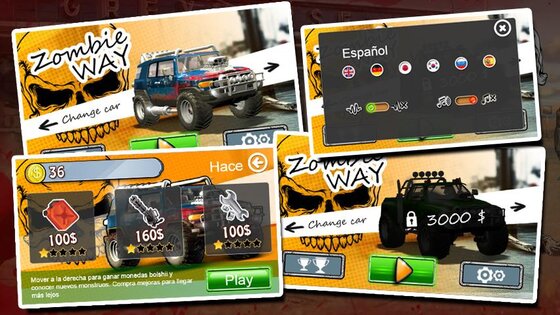 Zombie trucks Death Race 1.2. Скриншот 6