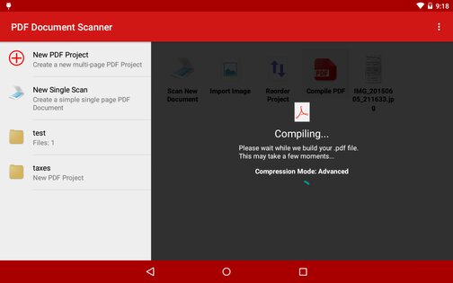 PDF Document Scanner 5.16.0. Скриншот 11
