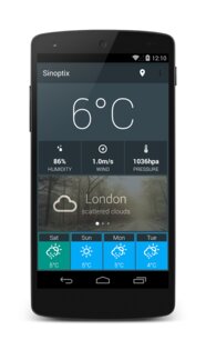 Sinoptix 1.0.2. Скриншот 1
