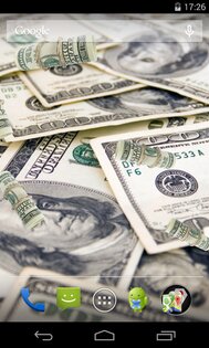 Dollars Live Wallpaper 4.0. Скриншот 3