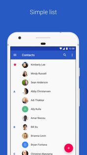Google Contacts 4.65.0.811889930. Скриншот 2