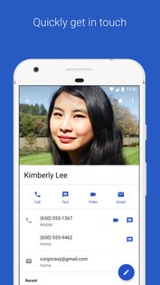 Google Contacts 4.65.0.811889930. Скриншот 4