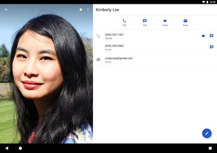 Google Contacts 4.65.0.811889930. Скриншот 7