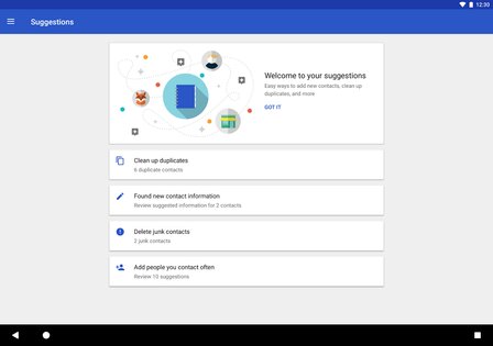 Google Contacts 4.65.0.811889930. Скриншот 8
