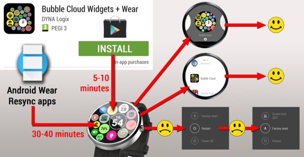 Bubble Cloud Wear + Виджеты 10.27. Скриншот 8