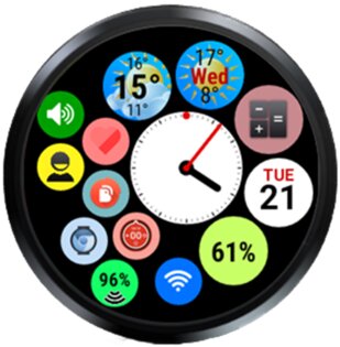 Bubble Cloud Wear + Виджеты 10.27. Скриншот 25