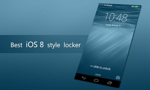 HI LockScreen (iOS 8,Parallax) 2.6. Скриншот 1