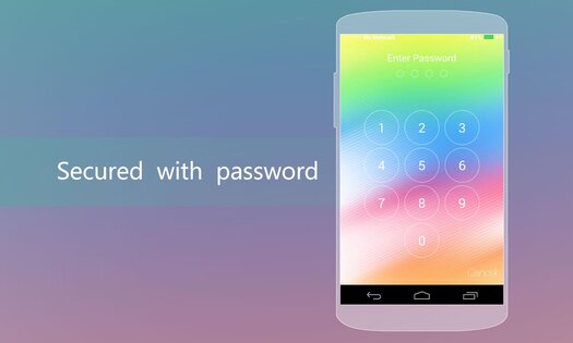 HI LockScreen (iOS 8,Parallax) 2.6. Скриншот 2