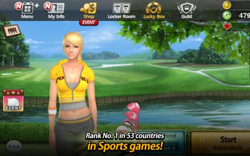 Golf Star 9.5.7. Скриншот 2