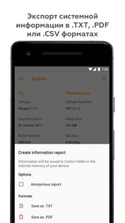 Castro 4.8.1. Скриншот 3