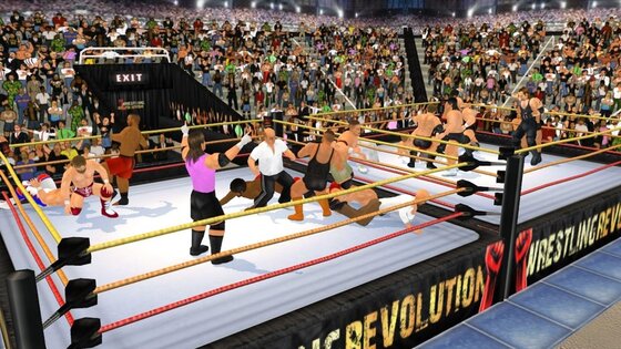 Wrestling Revolution 3D 1.740.64. Скриншот 1