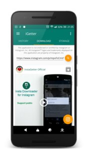 iGetter - сохранить фото из Инстаграм 4.3.100. Скриншот 1