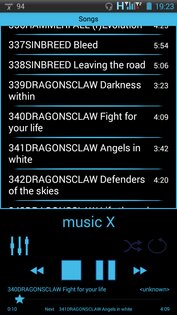 music X 1.4. Скриншот 3