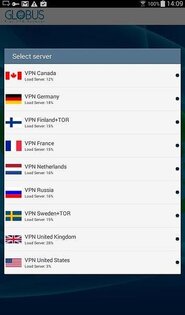 Globus Pro VPN+TOR 1.1.11. Скриншот 2
