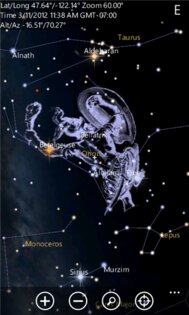 SkyMap Free. Скриншот 1