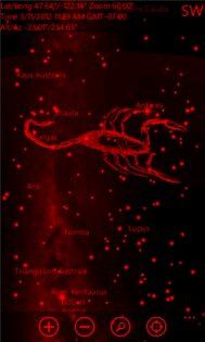 SkyMap Free. Скриншот 3