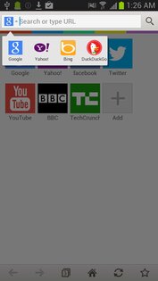 Jelly Browser 1.1.6. Скриншот 5
