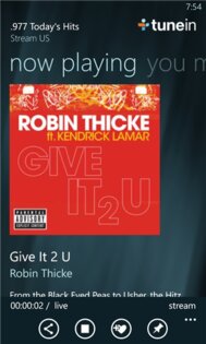 TuneIn Radio. Скриншот 3