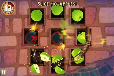 Fruit Ninja: Puss in Boots 1.0.4. Скриншот 1