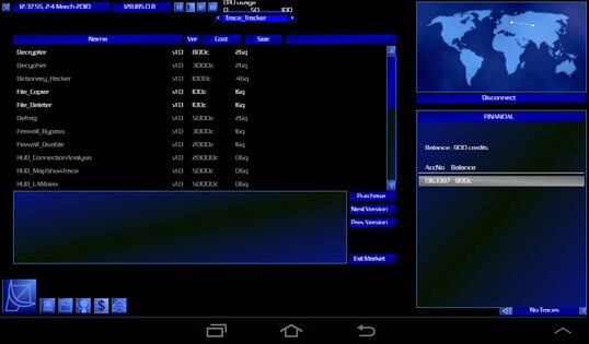 Uplink 1.0.7. Скриншот 2