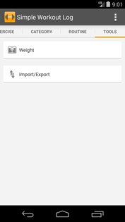 Simple Workout Log 3.9.84. Скриншот 3