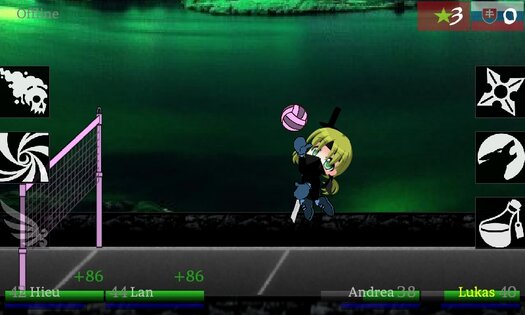 Ninja Volley 2 2.34. Скриншот 3
