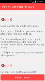 Pixel Art for MCPE (DEMO) 1.01. Скриншот 3