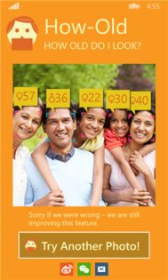 Microsoft How-Old. Скриншот 1