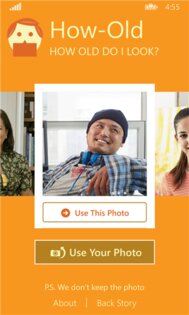 Microsoft How-Old. Скриншот 2