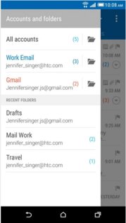 HTC Mail 10.80.1096023. Скриншот 2