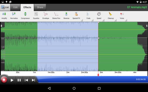 WavePad Audio Editor 20.24. Скриншот 3