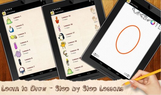 Learn to Draw Adventures Time 1.01. Скриншот 1