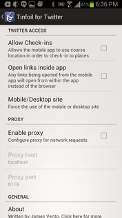 Tinfoil for Twitter 1.5.1. Скриншот 3