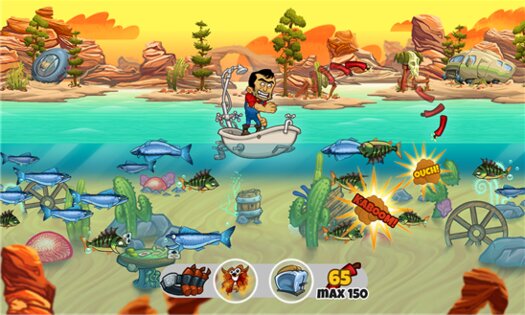 Dynamite Fishing World Games. Скриншот 3