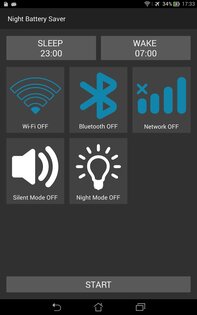 Night Battery Saver 1.2. Скриншот 1