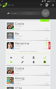 SCRibe Call Recorder Dialer 1.0.9. Скриншот 1