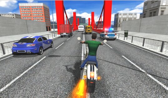 Moto Racer HD 8.0. Скриншот 1