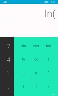 [WP8.1]Android Calculator 1.0.0.0. Скриншот 2