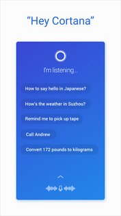 Cortana 3.3.3.2876. Скриншот 1