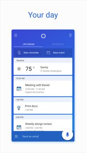 Cortana 3.3.3.2876. Скриншот 7