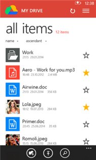 Client for Google Drive. Скриншот 2