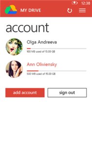 Client for Google Drive. Скриншот 6